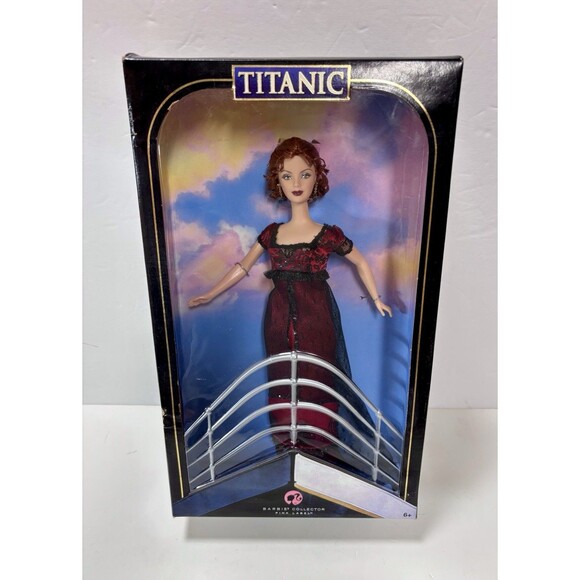 Barbie Titanic Rose Dewitt Bukater, Barbie Collector Pink Label, 2007 NIB - Picture 1 of 9